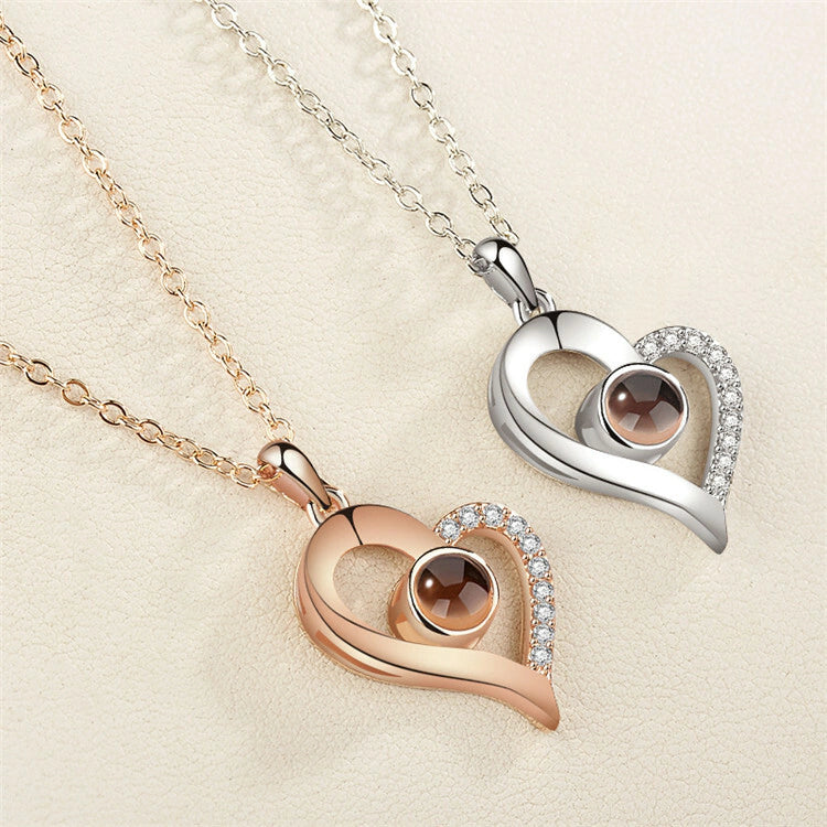 COLLAR TE AMO 100 IDIOMAS AMOR INFINITO