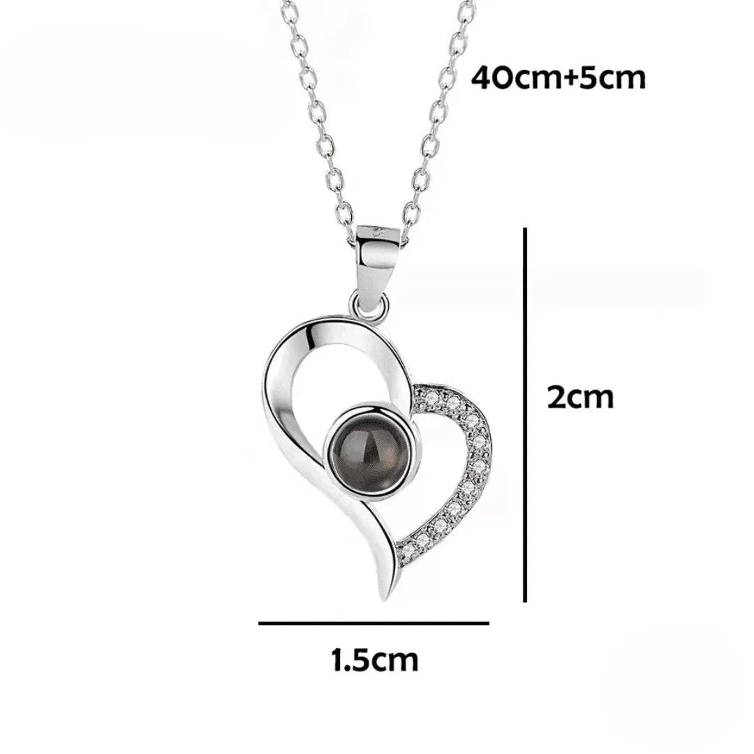 COLLAR TE AMO 100 IDIOMAS AMOR INFINITO