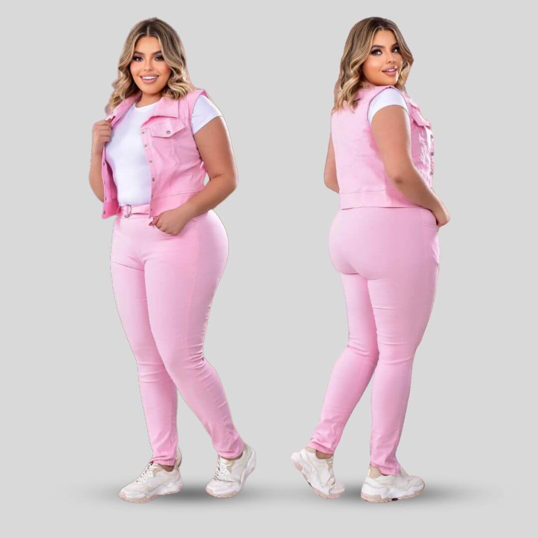 👗 Conjunto 3 Piezas con Chaleco XL 👗