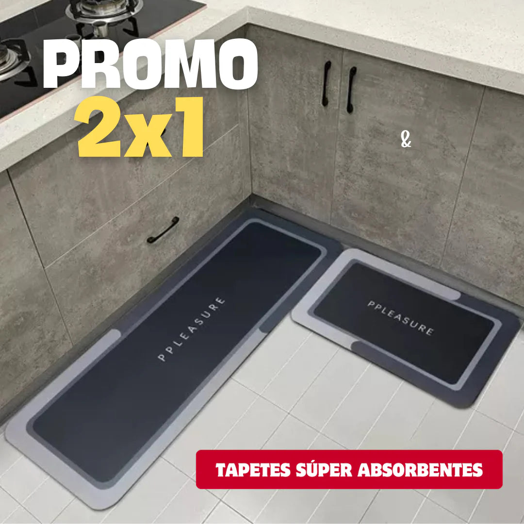 Tapetes de cocina: ¡Máxima absorción y diseño elegante! 😍