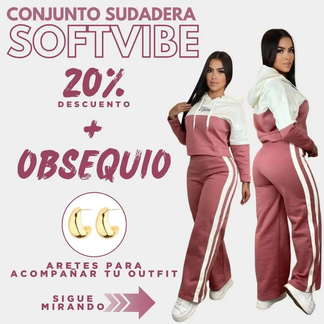 Conjunto Sudadera 2 piezas SoftVibe ✨👕