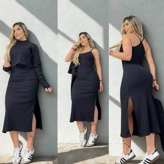 VESTIDO VERMONT 2 Piezas (VESTIDO + BUSO)