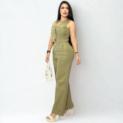 CONJUNTO CAPRI SET CHALECO + PANTALON