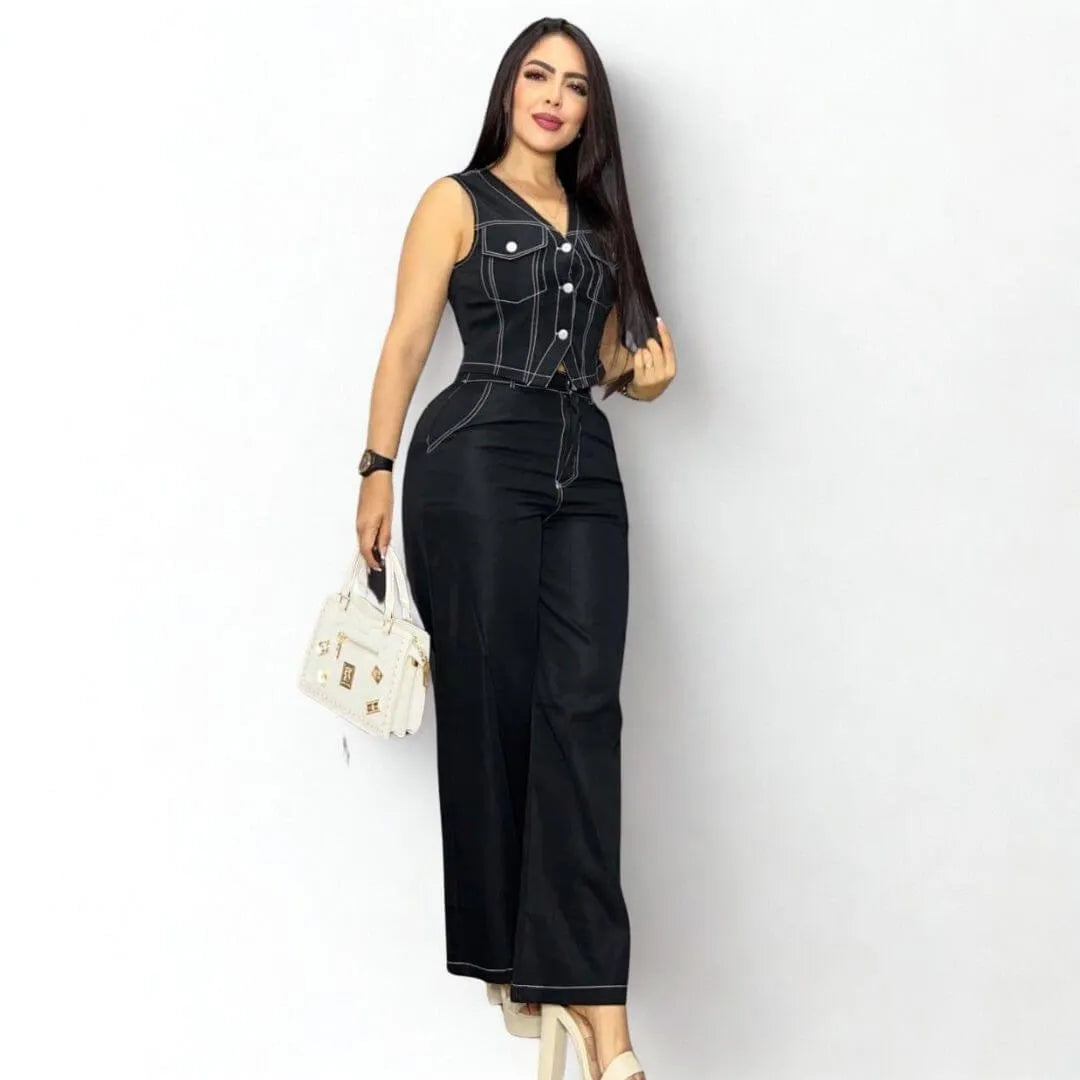 CONJUNTO CAPRI SET CHALECO + PANTALON