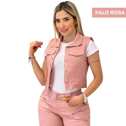 NUEVO CONJUNTO SET 3 PIEZAS - CHALECO, CAMISA Y PANTALÓN