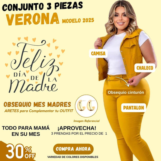 👗 Conjunto Verona: SET 3 PIEZAS 👗