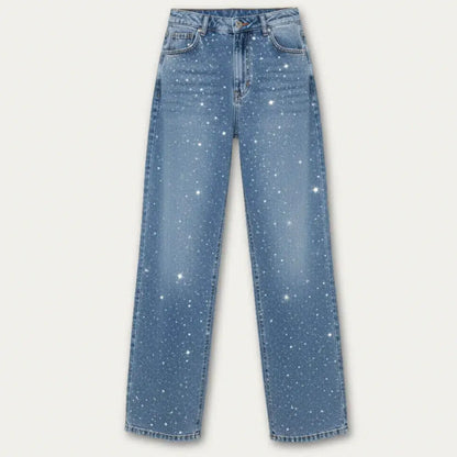 NUEVO JEAN DENIM BAGGY BRILLOS