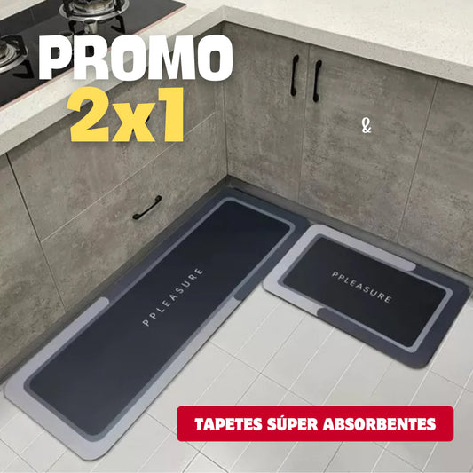 Tapetes de cocina: ¡Máxima absorción y diseño elegante! 😍
